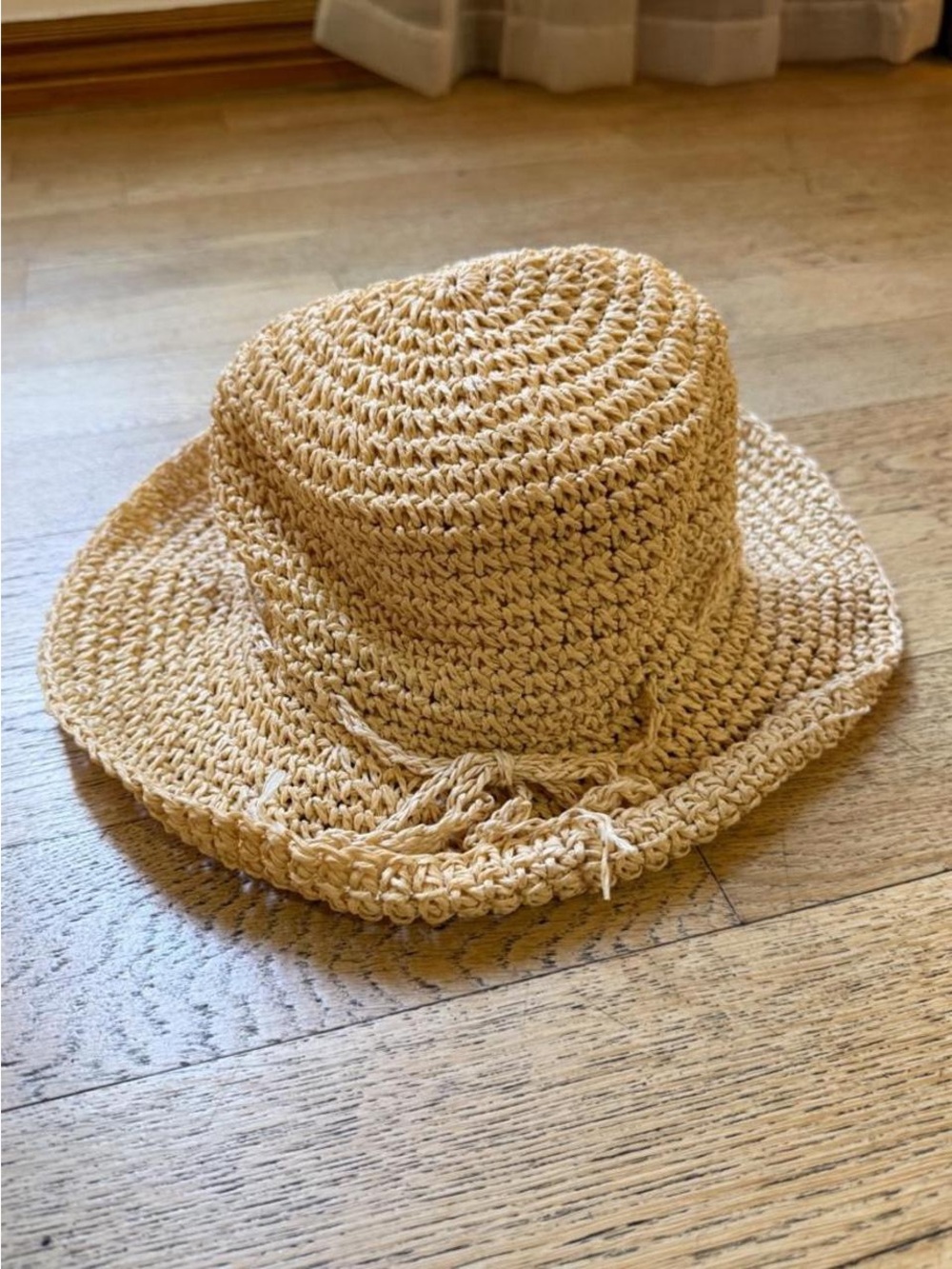 Woven Straw Sun Hat - Natural